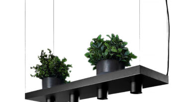 Foto Nowodvorski Hanglamp Plant 4 lichts L 80 cm B 24 cm zwart