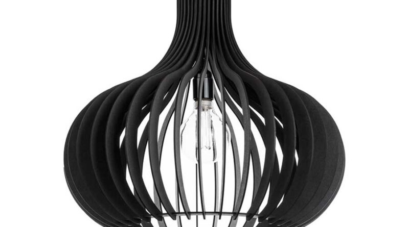 Foto Blij Design Hanglamp Seattle 50 cm zwart