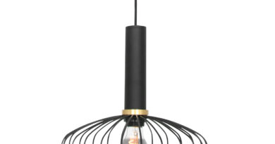 Foto Mexlite Hanglamp mexlite aureole 3071zw zwart