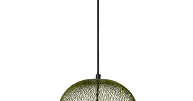 Foto Lucide JERREL - Hanglamp - 25 cm - 1xE27 - Groen