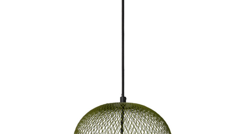 Foto Lucide JERREL - Hanglamp - 25 cm - 1xE27 - Groen