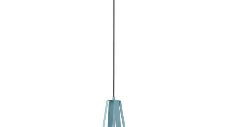 Foto Mexlite Hanglamp mexlite eden 7704bl blauw