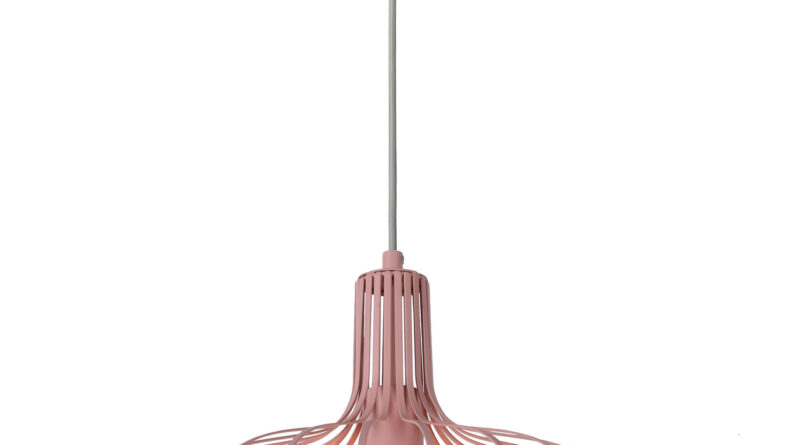 Foto Lucide MERLINA - Hanglamp - 38 cm - 1xE27 - Roze