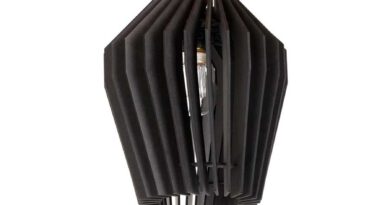 Foto Blij Design Hanglamp Corner 24 cm zwart