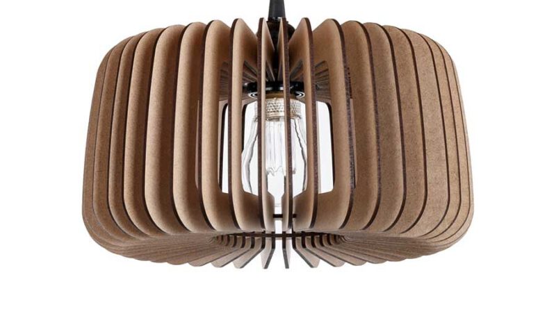 Foto Blij Design Hanglamp Boston 30 cm naturel