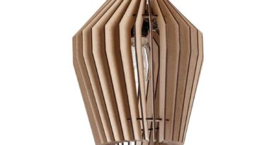 Foto Blij Design Hanglamp Corner 24 cm naturel