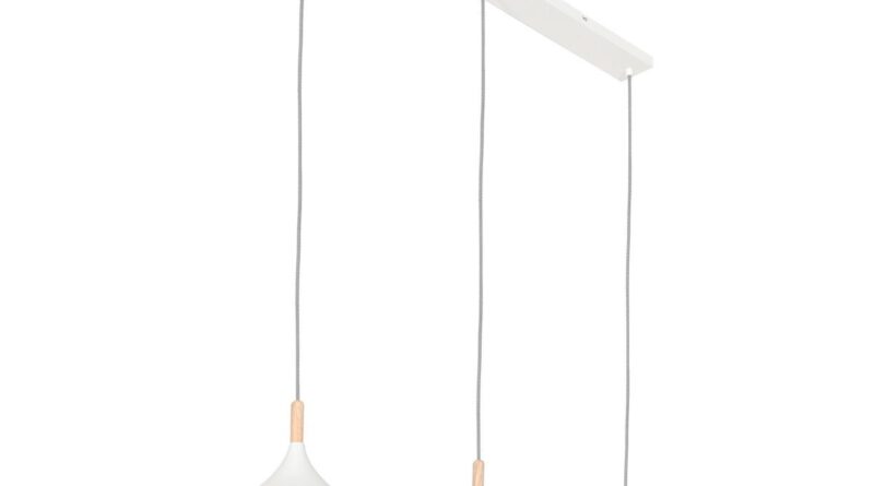 Foto Mexlite Hanglamp mexlite 3099w wit