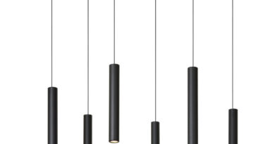 Foto Lucide LORENZ - Hanglamp - 120 cm - LED Dimb. - 6x4W 3000K - Zwart