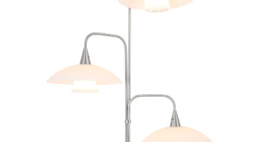 Foto Steinhauer Vloerlamp tallerken LED 2659st staal