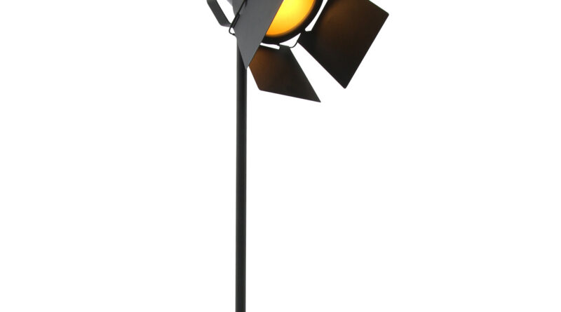 Foto Mexlite Vloerlamp mexlite carre 1577zw zwart