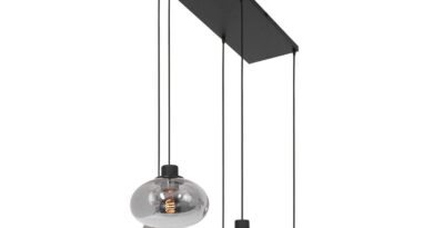 Foto Steinhauer Hanglamp reflexion L 100 x B 25 cm 3078 zwart