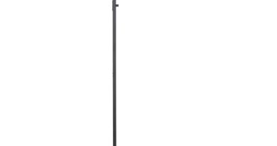 Foto Steinhauer Vloerlamp Stang H 160 cm blauwe kap - zwart