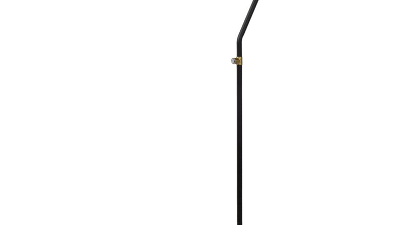 Foto Lucide PEPIJN - Vloerlamp - 23 cm - 1xE14 - 3 StepDim - Zwart