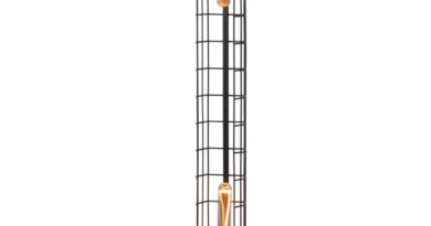 Foto Lucide LATTICE - Vloerlamp - 2xE27 - Zwart