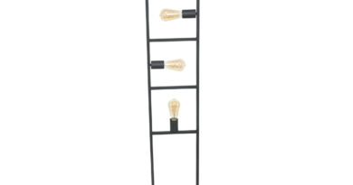 Foto Mexlite Vloerlamp mexlite racky 2982zw zwart