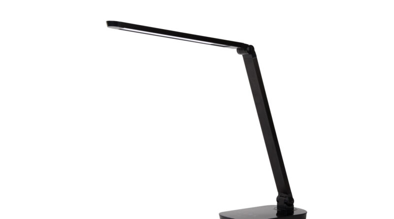 Foto Lucide VARIO LED - Bureaulamp - LED Dimb. - 1x8W 6500K - Zwart