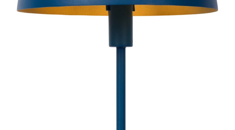 Foto Lucide SIEMON - Tafellamp - 25 cm - 1xE14 - Blauw