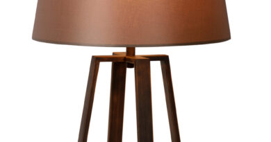 Foto Lucide COFFEE - Tafellamp - 38 cm - 1xE27 - Roest bruin