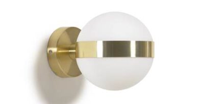 Foto Kave Home - Wandlamp Anasol metaal met gouden finish