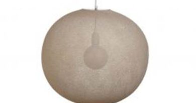 Foto La Case de Cousin Paul Hanglamp Globe Light XL - Sahara