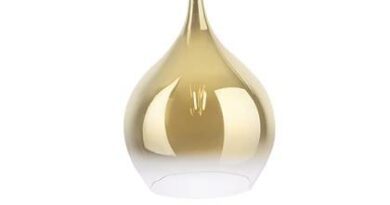 Foto Leitmotiv - Hanglamp Drup - Goud Schaduw - Large - 35