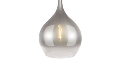 Foto Leitmotiv - Hanglamp Drup - Large - Smokey Schaduw - 26x35