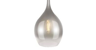 Foto Leitmotiv - Hanglamp Drup - Smokey Schaduw - 20x37