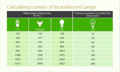 lumen naar watt en andersom