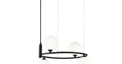 Foto Maytoni - Hanglamp Ring Zwart  39 cm