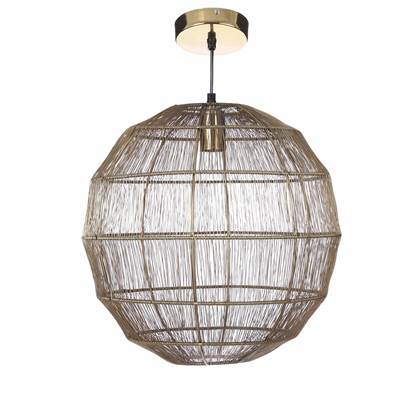 Foto Mica Decorations Castor Hanglamp - 40 cm - Metaal - Goud