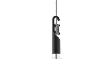 Foto Move Me Twist Hanglamp - Zwart / Cone 5