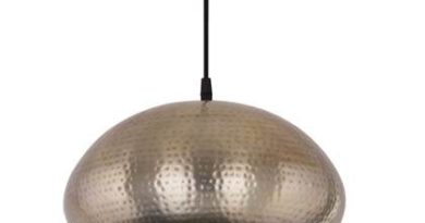 Foto Parya Home - Hanglamp Vintage Plafondlamp - 32x24 - Goud - Metaal