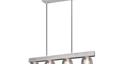 Foto Reality Hanglamp modern - Hout - Grijs