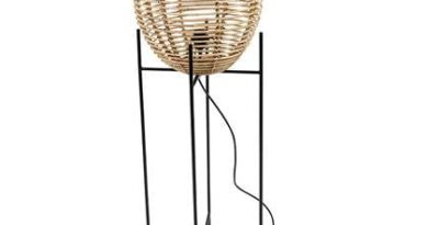 Foto Sweet Living - Rotan Vloerlamp Jorik - 40xH115 cm