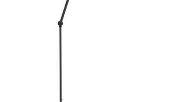 Foto Tonone Bolt 2 Arm Long vloerlamp Smokey Black