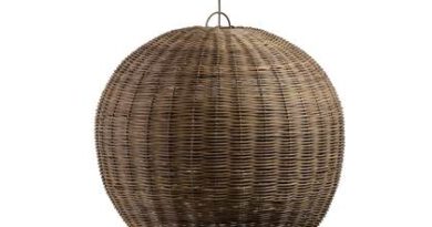 Foto WOOOD Exclusive Mooze Hanglamp - Rotan - Naturel - 100x120x120